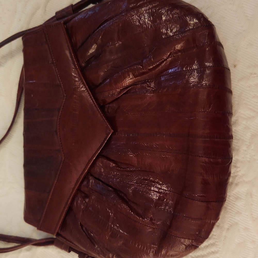 Vintage Eel Skin Shoulder Bag - Picture 2 of 7